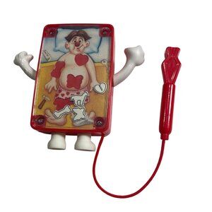 Mini Operation Handheld Electronic Game Toy Red Plastic Fun For Kids Ages 4+